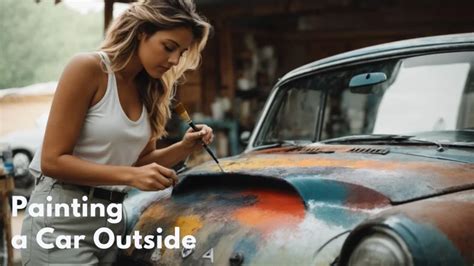 Can you paint a car outside? And why does the color of the sky matter?