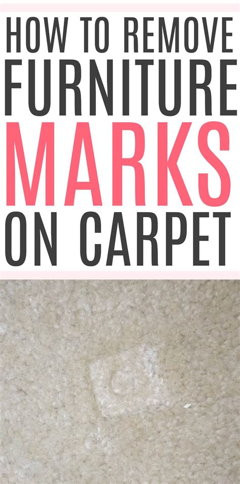 How to Remove Furniture Marks from Carpet: A Comprehensive Guide